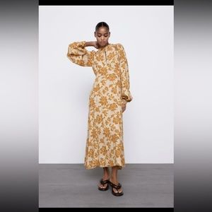 MIDI floral print dress